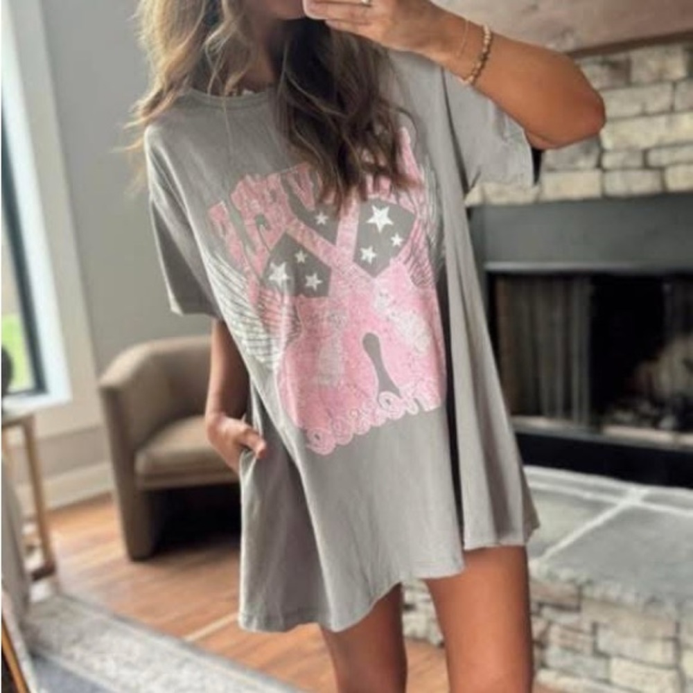 Boutique Nashville oversized tshirt dress
